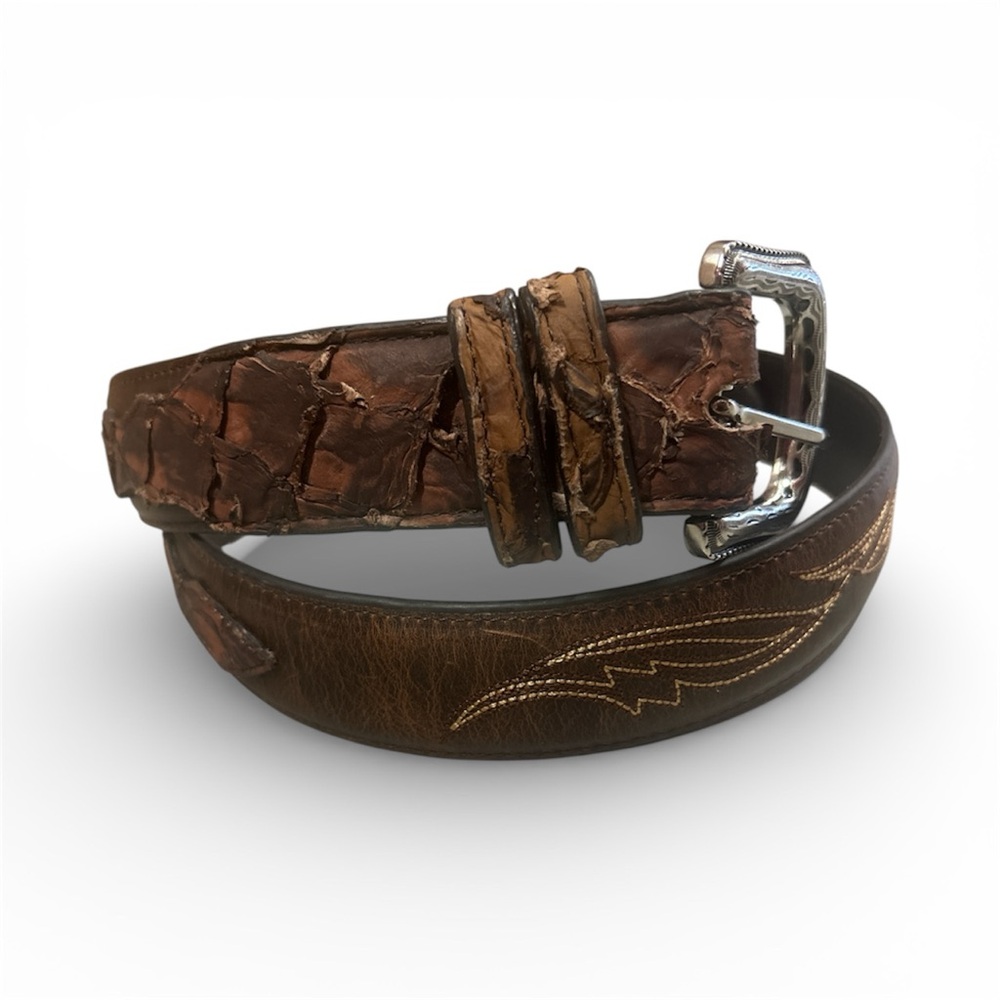 Cody James Men's Exotic Pirarucu Belt Size 36